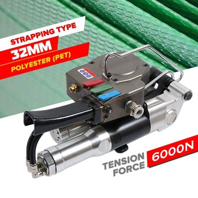 satın al 32mm PET Şerit Kullanımı Büyük Güçlü Pnömatik Şerit Makinesi online manufacture