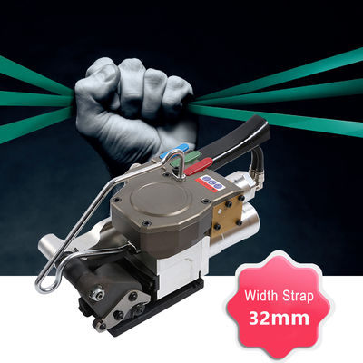 32mm PET Kemeri Yarım Pnömatik Cüzdan Paketleme Makinesi 6000N El Paketleme Araçları